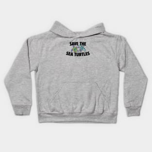 Save the sea turtles Kids Hoodie